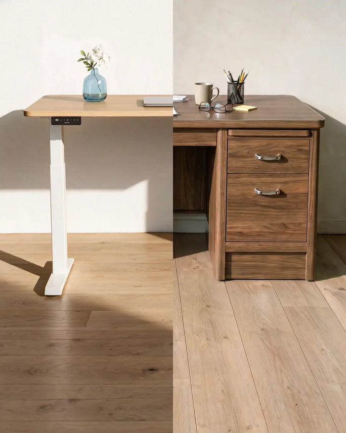 Zit-sta-bureau tegenover traditioneel bureau: welke past bij jou?