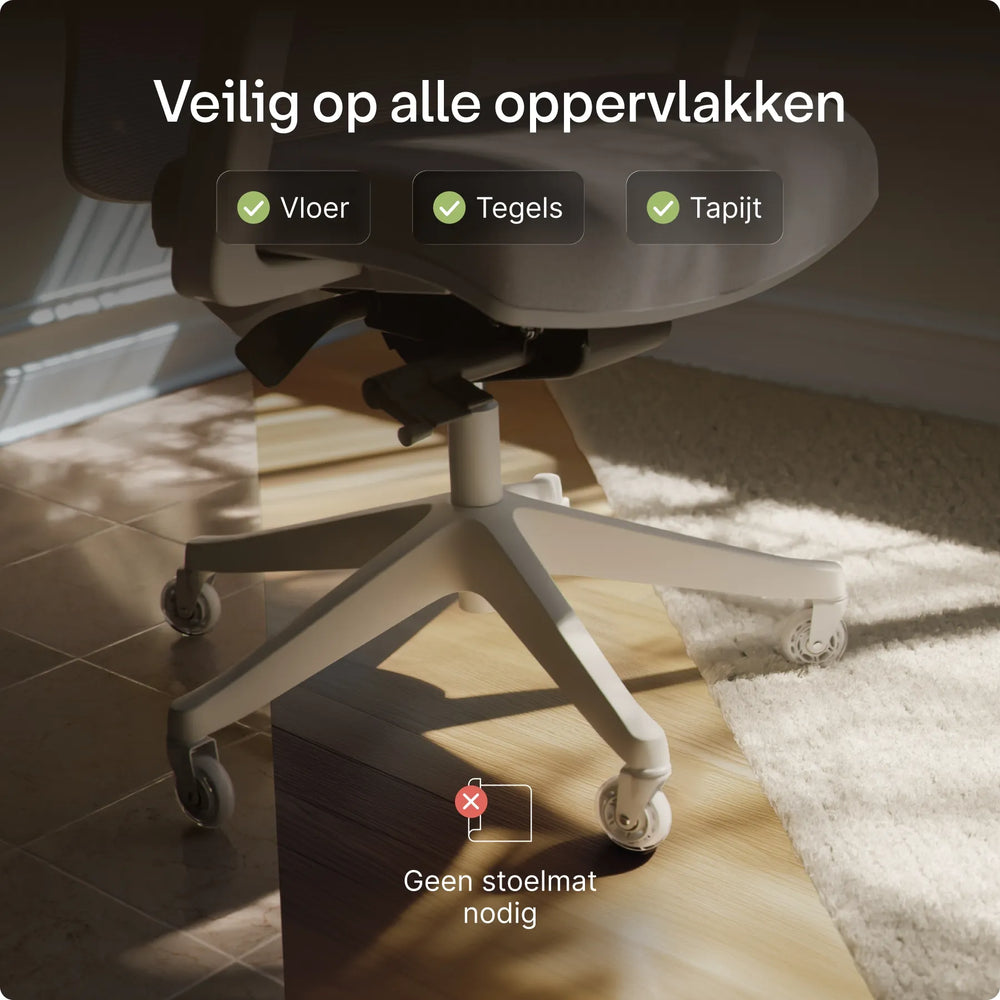 Eersteklas bureaustoelwielen
