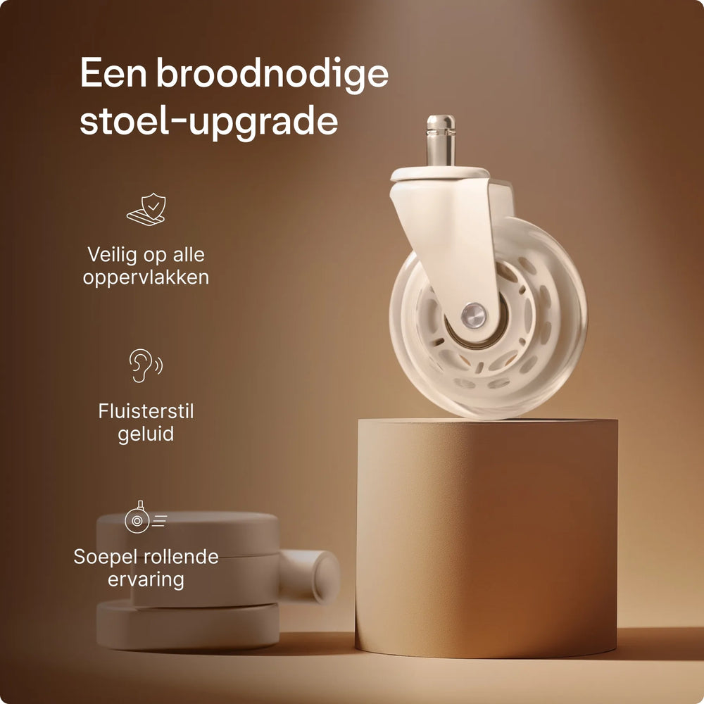 Eersteklas bureaustoelwielen