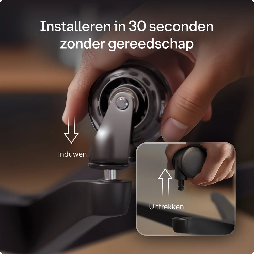 Eersteklas bureaustoelwielen