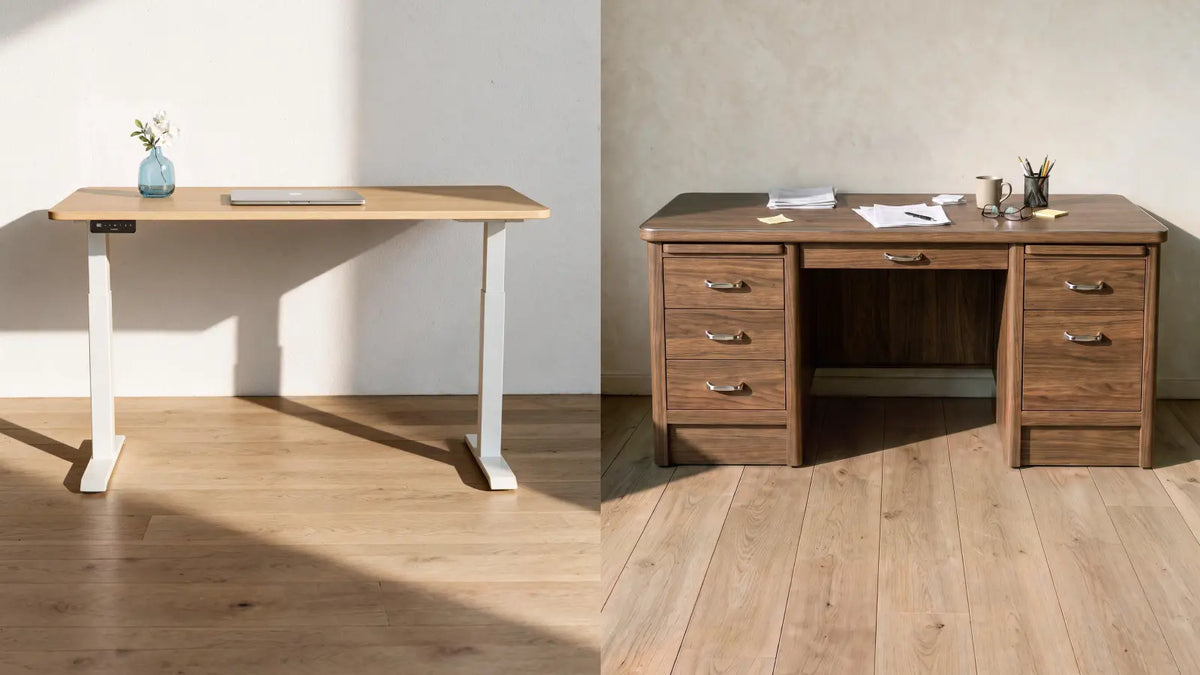 Zit-sta-bureau tegenover traditioneel bureau: welke past bij jou?